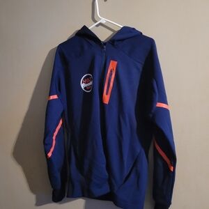 Ventures Blue and Orange Zip-Up Hoodie Lg